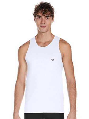 Emporio Armani Herren 110828cc729 Schlafanzugoberteil, Weiß, L EU von Emporio Armani