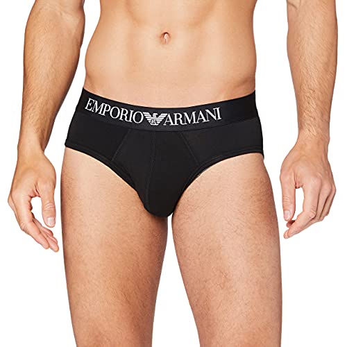 Emporio Armani Underwear Brief Iconic Logoband Slip, Black, XL von Emporio Armani