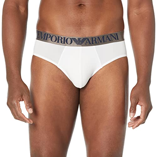 Emporio Armani Underwear Herren Soft Modal Brief, White, M von Emporio Armani