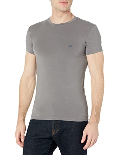 Emporio Armani Underwear Herren Soft Modal T-Shirt, Grey, S von Emporio Armani