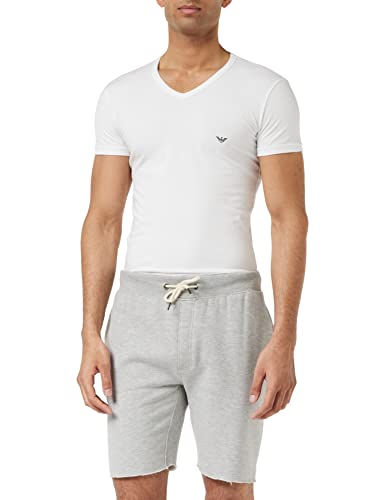 Emporio Armani Underwear Herren T-Shirt Big Eagle Schlafanzugoberteil, Weiß 1, L von Emporio Armani