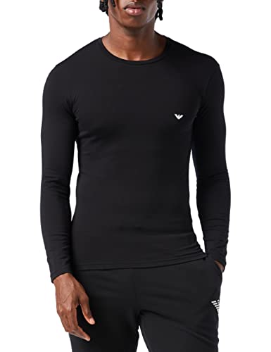 Emporio Armani Underwear Men's Basic-Stretch Cotton T-Shirt, Black, XL von Emporio Armani