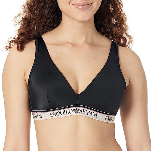 Emporio Armani Underwear Damen 1645932F21000020 Padded Bralette Bra, Black, XL von Emporio Armani
