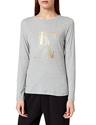 Emporio Armani Underwear Womens Pajama Party T-Shirt, LightGreyMelange, L von Emporio Armani