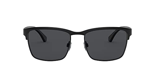 Emporio Armani Unisex 0ea2087 Sonnenbrille, Black/Smoke, One Size von Emporio Armani