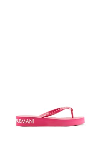 Emporio Armani Unisex Wedge Essential Flops Flip-Flop, Cherry, 40 von Emporio Armani