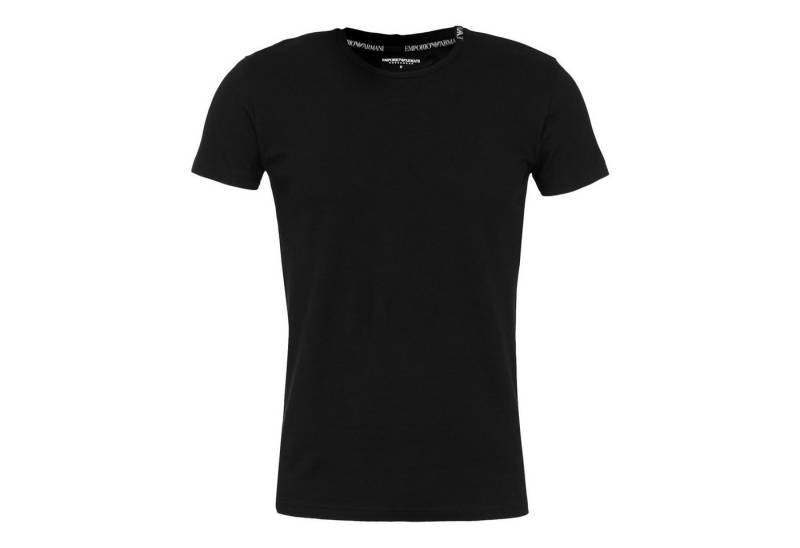 Emporio Armani Unterziehshirt Crew Neck T-Shirt S/Sleeve (1-St., 1 Stück) mit seitlichem Logo-Patch am Halsausschnitt von Emporio Armani