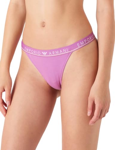 Emporio Armani Women's 2-Pack Iconic Logoband T-Thong, Hortensia, Small von Emporio Armani