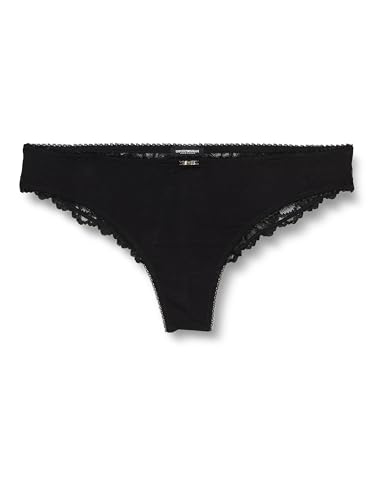 Emporio Armani Women's Brazilian Brief Dreamy Viscose Lace, Black, Small von Emporio Armani