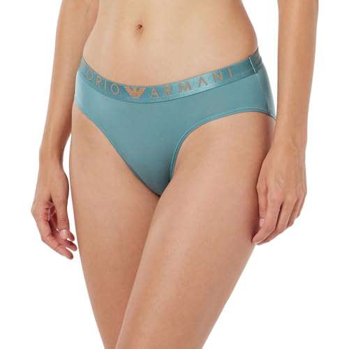 Emporio Armani Women's High Brief Iconic Microfiber, Arctic, X-Small von Emporio Armani