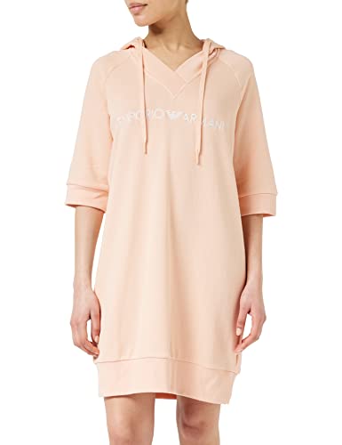 Emporio Armani Women's Iconic Terry Maxi Sweatshirt, Apricot, XS von Emporio Armani