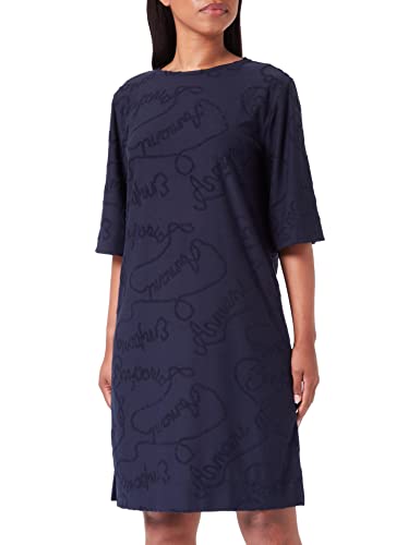 Emporio Armani Women's Logomania Dress, Marine, L von Emporio Armani