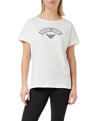 Emporio Armani Women's Logomania T-Shirt, White, S von Emporio Armani