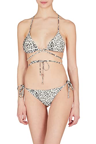 Emporio Armani Women's Lurex Textured Yarn One Piece Swimsuit, Print Animalier, L von Emporio Armani