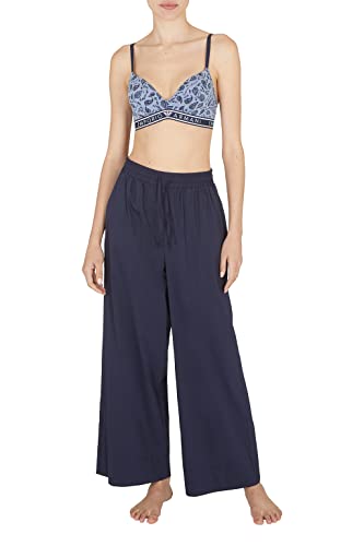 Emporio Armani Women's Ultralight Popeline Trousers, Marine, M von Emporio Armani