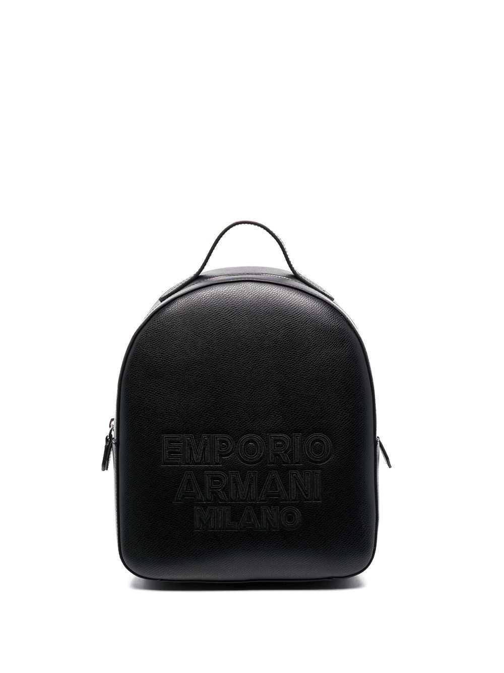 Emporio Armani Rucksack mit Logo-Stickerei - Schwarz von Emporio Armani