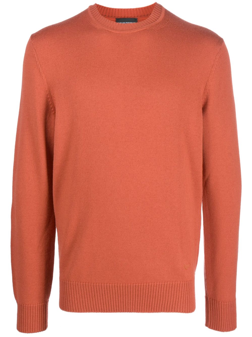 Emporio Armani Pullover mit Logo-Stickerei - Orange von Emporio Armani