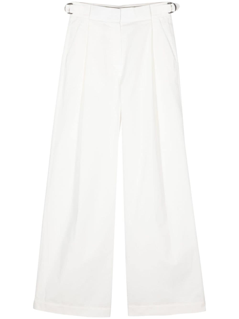 Emporio Armani high-waist palazzo pants - Weiß von Emporio Armani