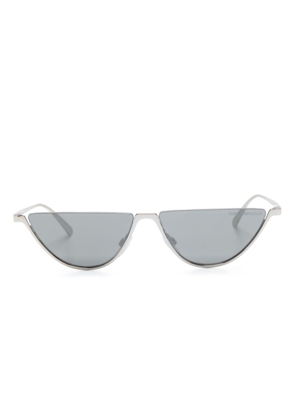 Emporio Armani Cat-Eye-Sonnenbrille mit Logo - Silber von Emporio Armani