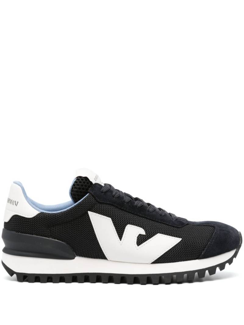 Emporio Armani Sneakers mit Logo-Patch - Blau von Emporio Armani