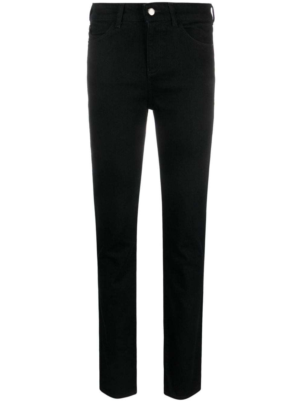 Emporio Armani Halbhohe Slim-Fit-Jeans - Schwarz von Emporio Armani