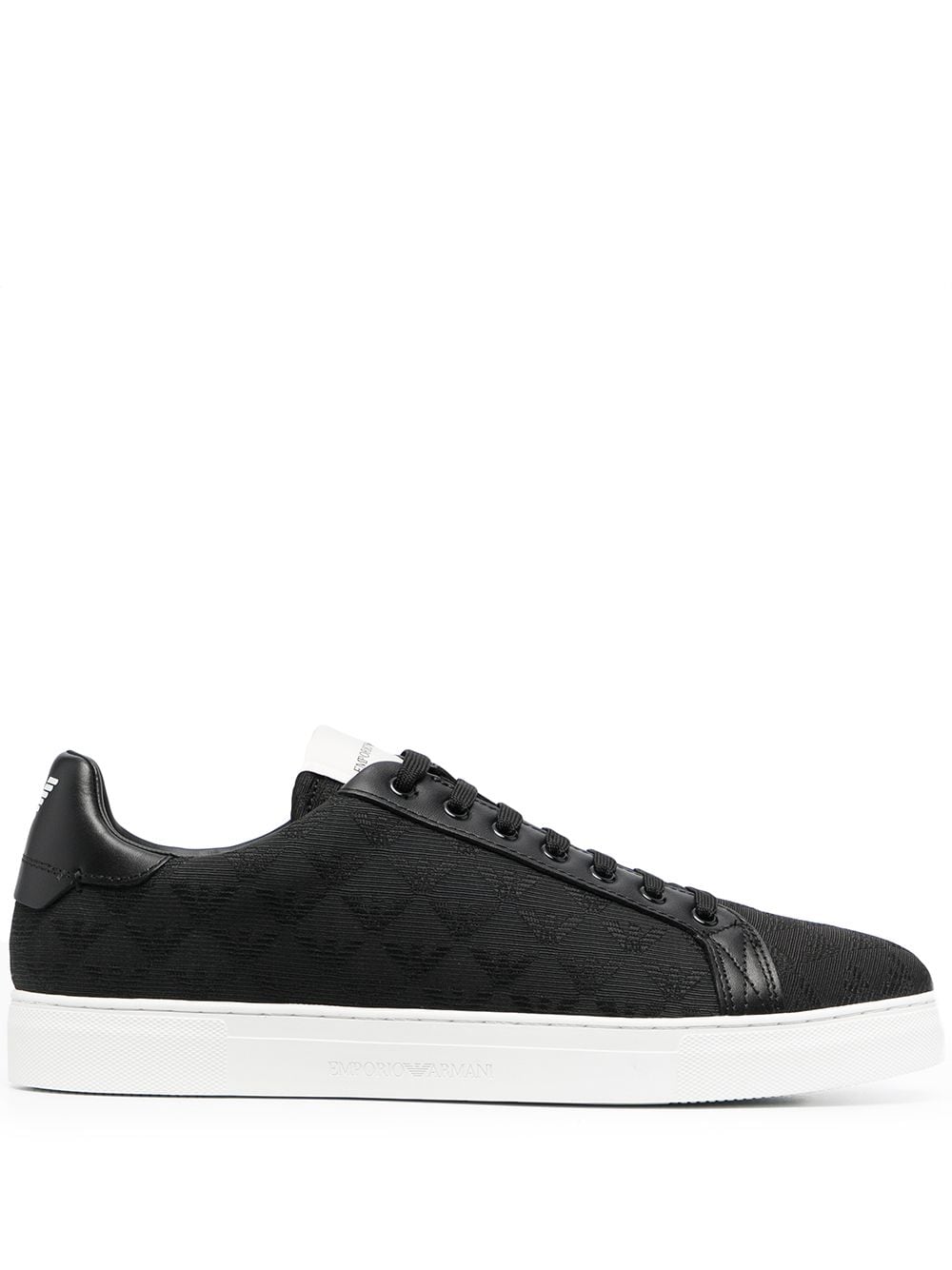 Emporio Armani Gesteppte Sneakers - Schwarz von Emporio Armani