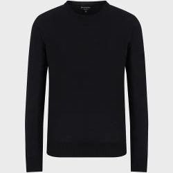 Schwarze Wollstrickmode Für Herren - Emporio Armani von Emporio Armani