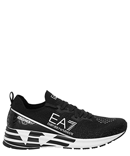 Sneaker running EA7 Emporio Armani training mesh black/ white unisex US22EA11 X8X095 46 von EA7