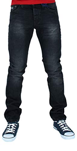 Emporio Seven Herren Designer Denim Jeans Black Creased Gr. 30W x 33L, Schwarz Emporio Seven Herren Designer Denim Jeans Black Creased Gr. 30W x 33L, Schwarz von Emporio Seven