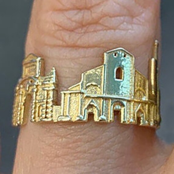 Bologneser Skyline Ring Sterlingsilber Stadtbild Statement Schmuck Bologneser Skyline Ring Sterlingsilber Stadtbild Statement Schmuck von EmporioDesign