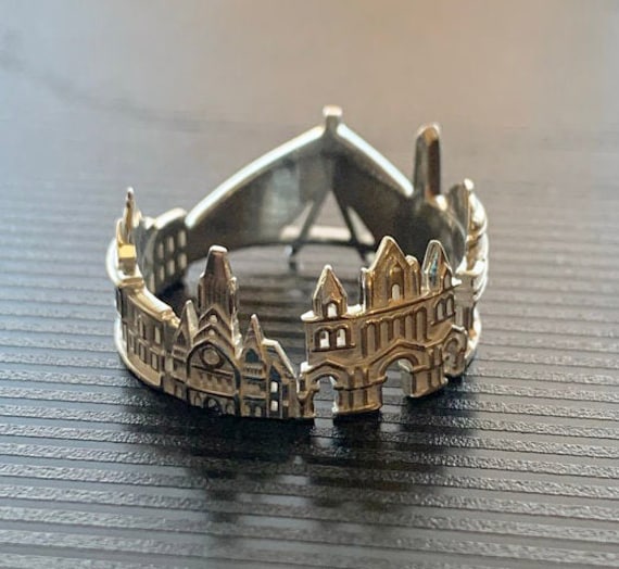 Boston Skyline Ring Sterling Silber Stadtansicht Statement Ring Boston Skyline Ring Sterling Silber Stadtansicht Statement Ring von EmporioDesign