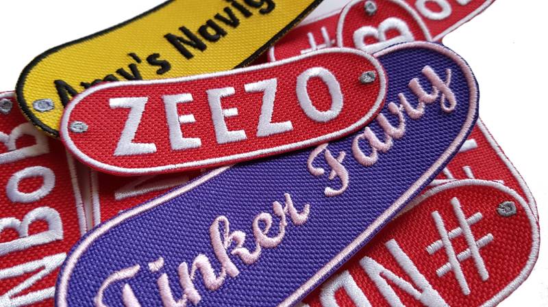 Personalisierung Patch Abzeichen Eisen-Aufnäher 1x Aufnäher/Patch Gestickt von EmbroideredPatchUK