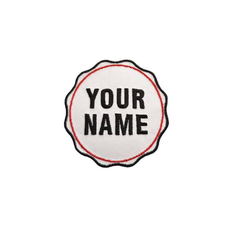 Personalisierung Patch Abzeichen Eisen-Aufnäher 1x Aufnäher/Patch Gestickt von EmbroideredPatchUK