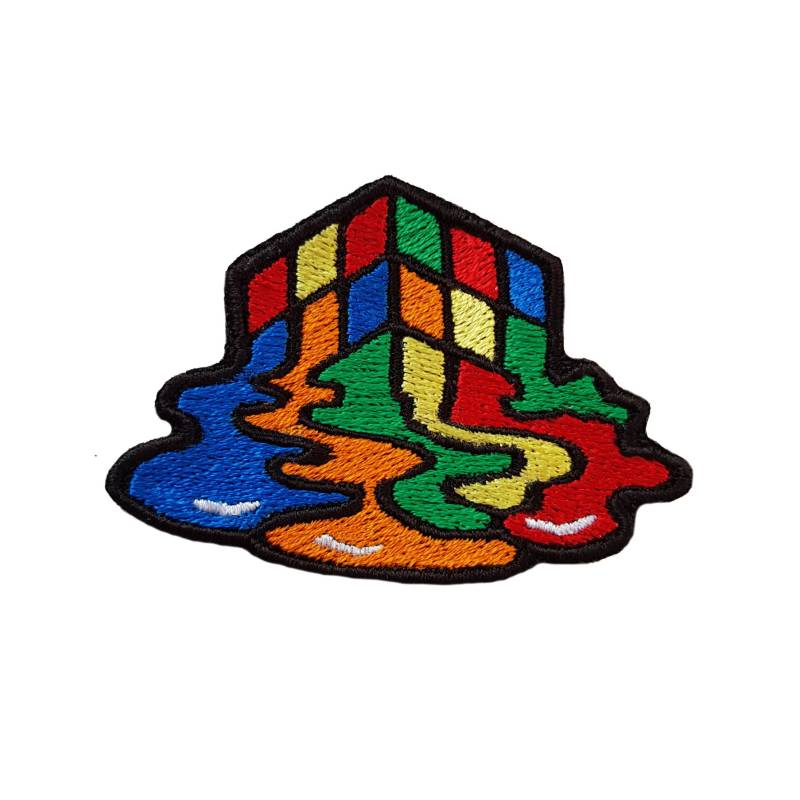Rubik Cube Eisen Auf See Patch Badge Aufnäher Motiv Bestickt Aus Aufnähen von EmbroideredPatchUK