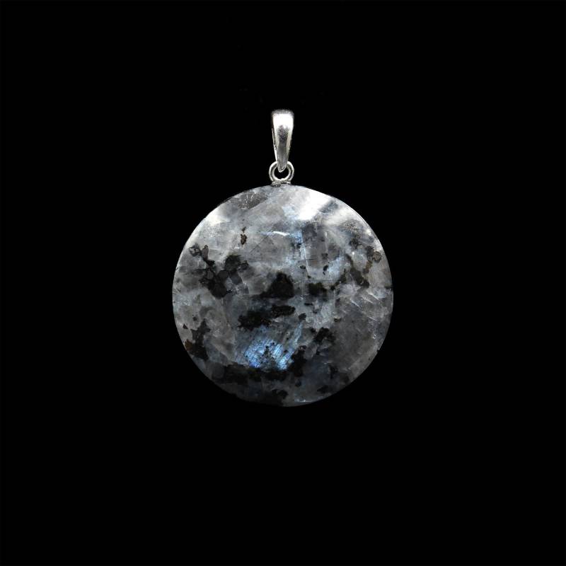 Blauer Larvikit Anhänger - Klein | Handarbeit von EmporiumOrnamentum