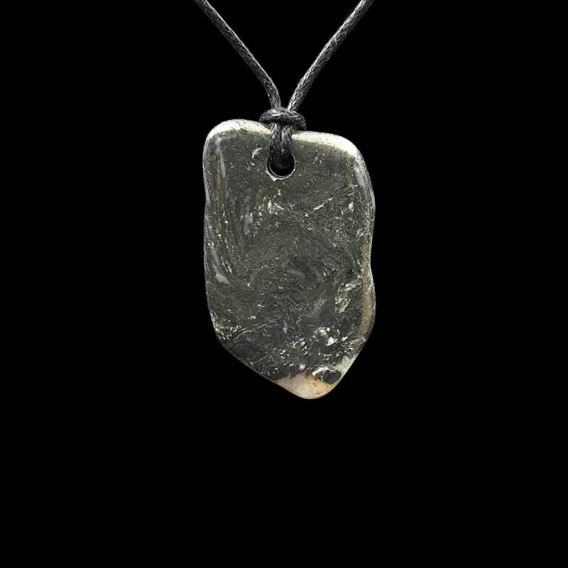 Federpyrit Anhänger - Handarbeit von EmporiumOrnamentum