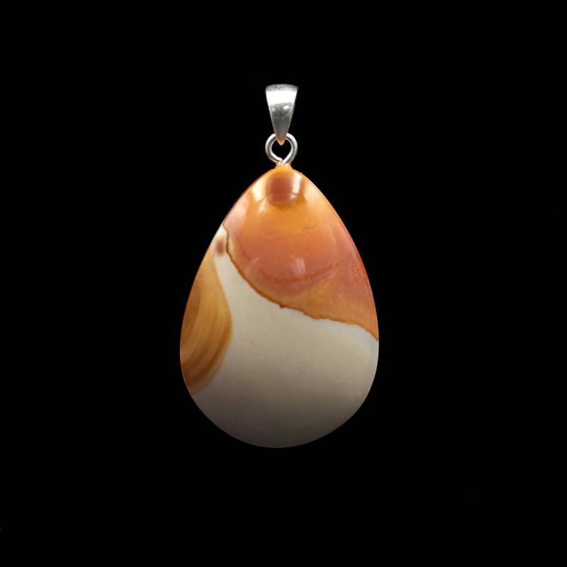 Polychrom Jaspis Anhänger - Handarbeit von EmporiumOrnamentum