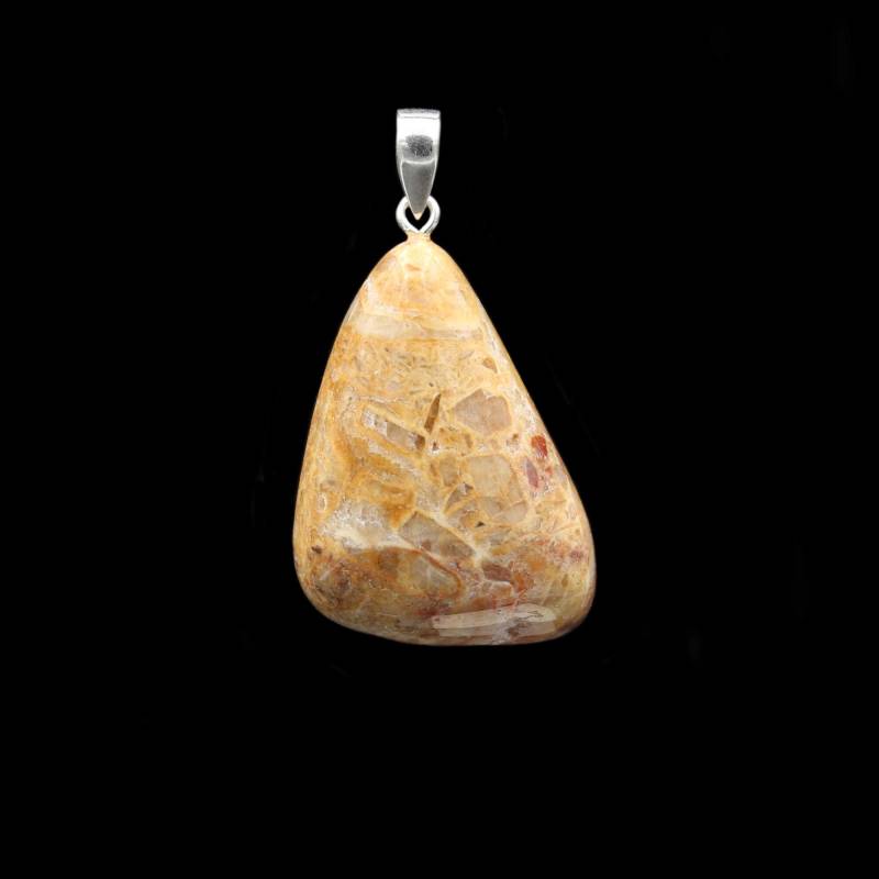 Quarz/Kristall Anhänger Vom Rhein - Rheinkiesel | Handarbeit von EmporiumOrnamentum