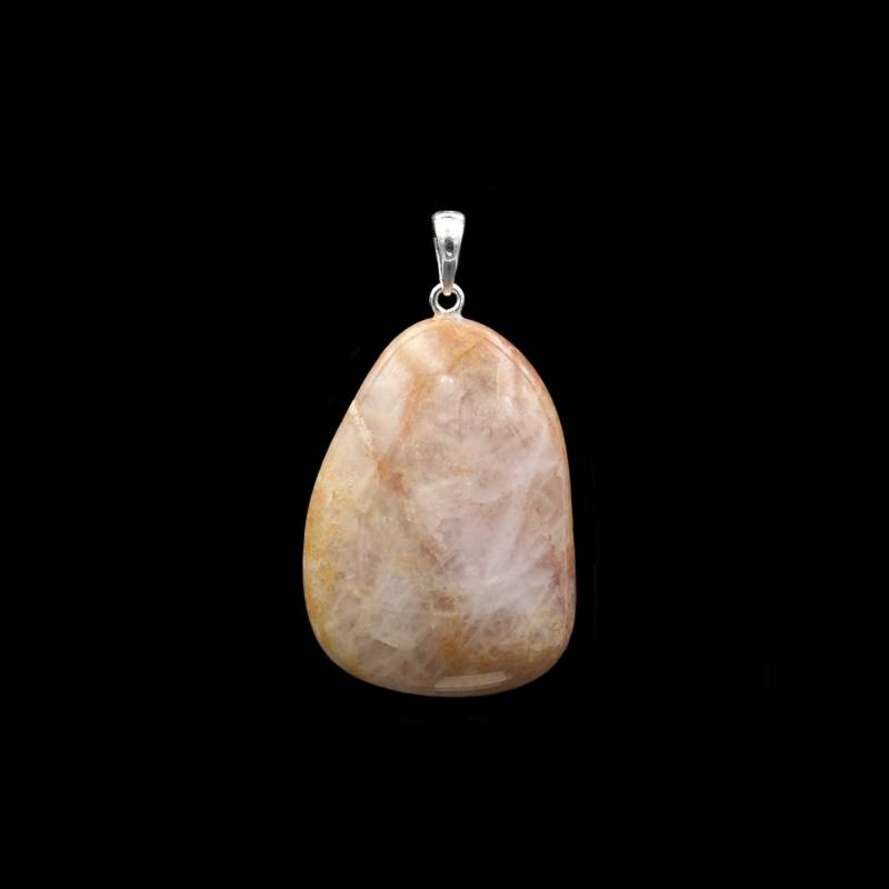 Rhein Quarz Anhänger - Rheinkiesel | Handarbeit von EmporiumOrnamentum