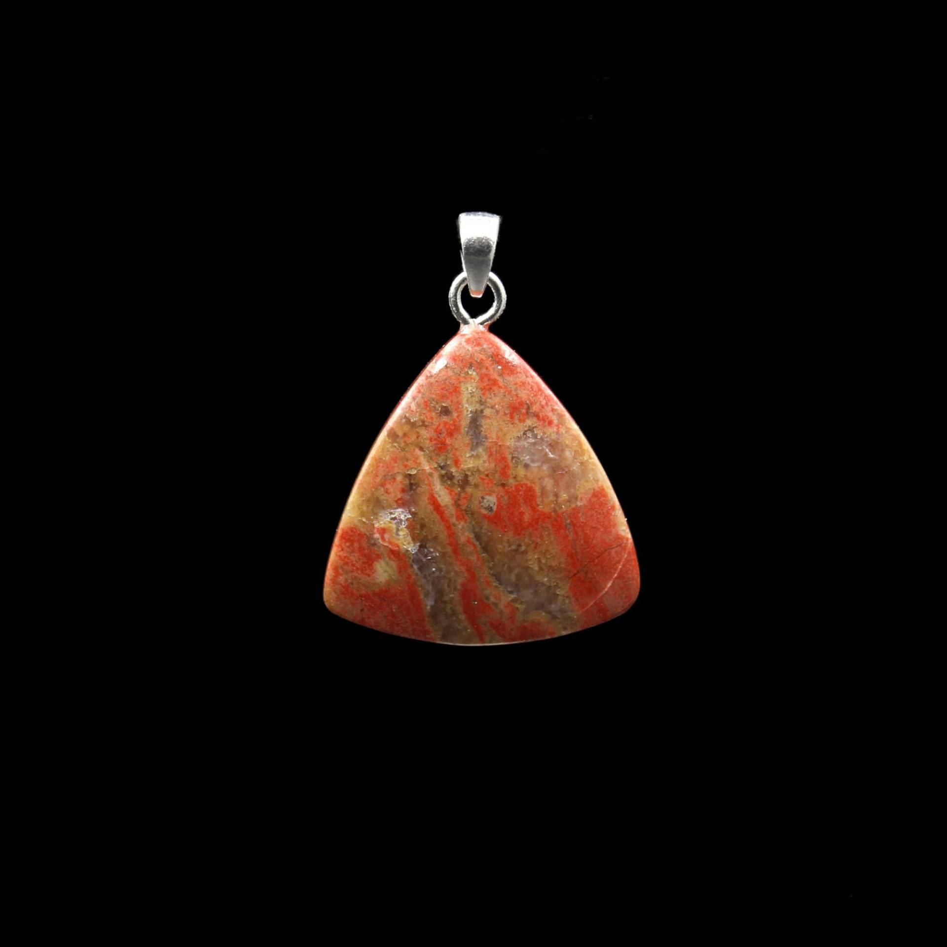 Roter Jaspis Anhänger - Handarbeit von EmporiumOrnamentum