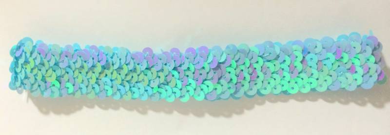 Hellblaues 2, 5 cm Stretch Pailletten Stirnband Team Softball Basketball Beachvolleyball Bahn Hellblaues 2, 5 cm Stretch Pailletten Stirnband Team Softball Basketball Beachvolleyball Bahn von EmpowerFuturewave