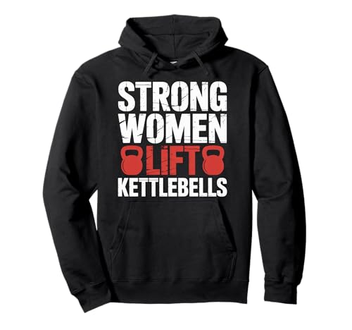 Strong Women Lift Kettlebells Female Workout Gym |--- Pullover Hoodie Strong Women Lift Kettlebells Female Workout Gym |--- Pullover Hoodie von Empowered Gym Exercise