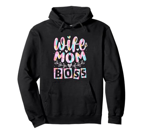 Ehefrau Mama Chef Inspiration Positive Vibes Pullover Hoodie von Empowered Wife Mother Boss Life Motivated