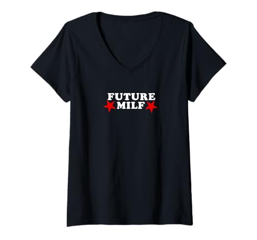 Damen Future Milf Design für ermächtigte Frauen T-Shirt mit V-Ausschnitt von Empowered Women Unite for Future Generations