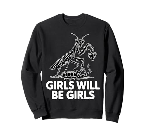 Lustige Mädchen Betende Mantis Feministischer Humor Sweatshirt Lustige Mädchen Betende Mantis Feministischer Humor Sweatshirt von Empowering Funny Feminist Girl Power Humor Apparel