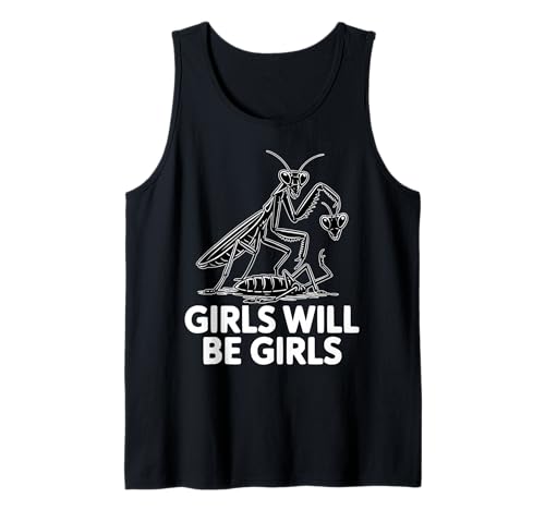 Lustige Mädchen Betende Mantis Feministischer Humor Tank Top Lustige Mädchen Betende Mantis Feministischer Humor Tank Top von Empowering Funny Feminist Girl Power Humor Apparel