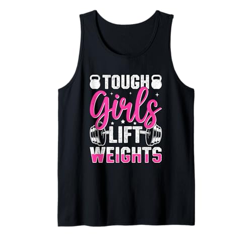 Tough Girls Gewichte Gewichte Fitness Motivation Tank Top von Empowering Strong Women Fitness Enthusiasts