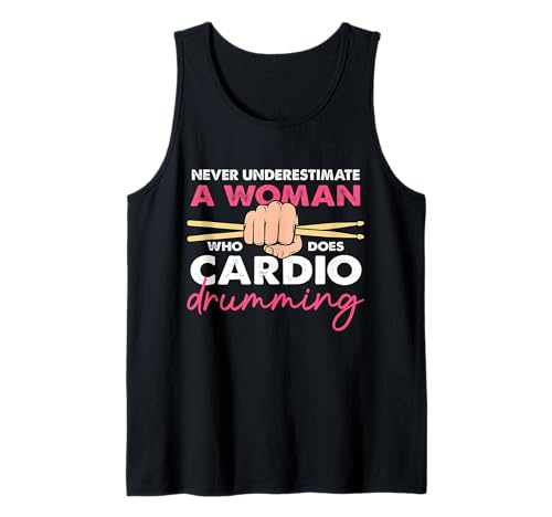Mutiges Design für Frauen, Cardio-Trommeln Tank Top von Empowerment Cardio Designs