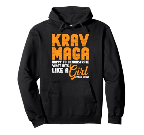 Krav MAGA-Hits wie EIN Mädchen-Design Pullover Hoodie Krav MAGA-Hits wie EIN Mädchen-Design Pullover Hoodie von Empowerment Designs