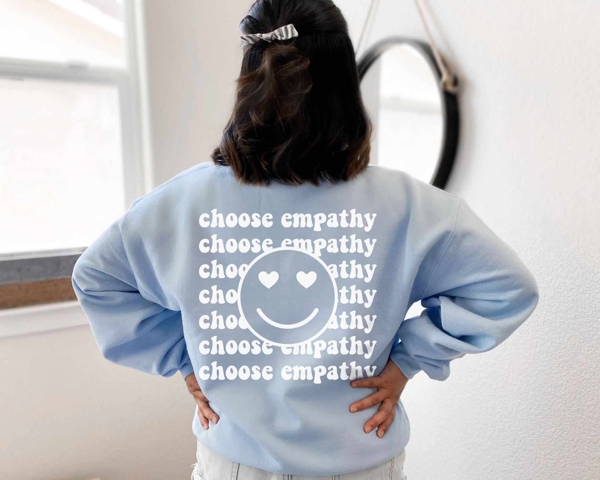 Be Kind Sweatshirt Good Energy Shirt A Human Empathy Y2K Hoodie Vsco 90S Nostalgie One Day At Time Egirl Y2K Top von EmpowrWear